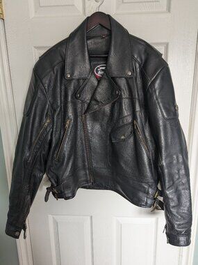 Men's Bristol leather motorcycle jacket